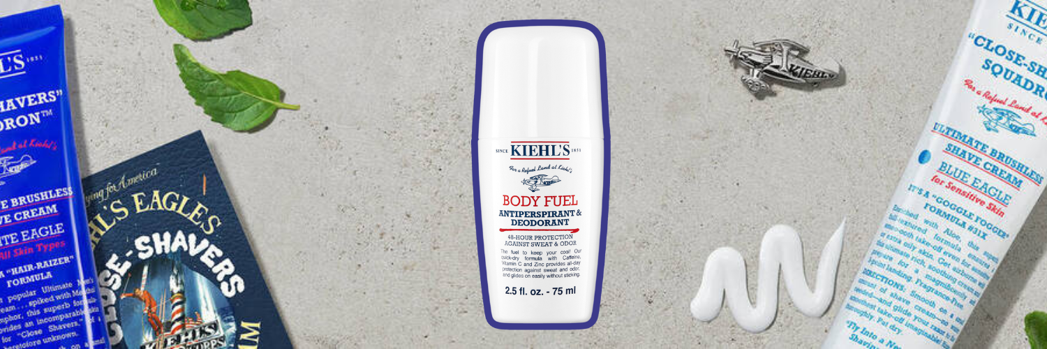Antiperspirant si deodorant pentru barbati Body Fuel, 75 ml, Kiehl's